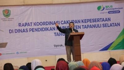 Bupati Tapsel : BPJS Ketenagakerjaan Beri Keuntungan Bagi Tenaga Pendidik Non PNS