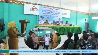 Kelompok Tani Lampung Utara Menerima Alat Mesin Pertanian