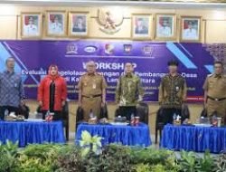 Sekda Lampung Utara Membuka Workshop Evaluasi Pengelolaan Keuangan dan Pembangunan Desa Tahun 2023