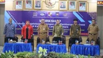 Sekda Lampung Utara Membuka Workshop Evaluasi Pengelolaan Keuangan dan Pembangunan Desa Tahun 2023