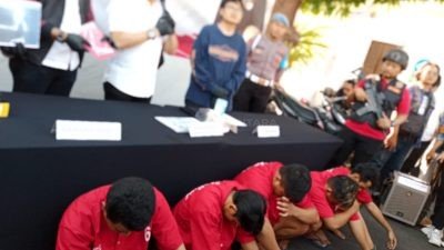 Kecanduan Main Game Online dan Judi Online, 5 Pelaku Pembobol Gudang Ditangkap Polrestabes Surabaya