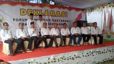 Deklarasi FKMBS di Tapsel, Mahmud Lubis Didapuk Sebagai Salah Satu Dewan Pengawas