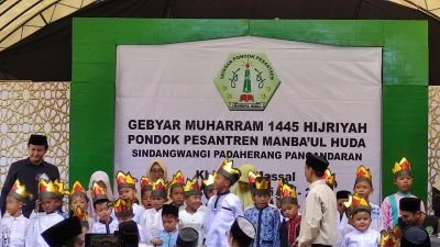 Ponpes Manbaul Huda di Pangandaran Adakan Gebyar Muharram 1445 Hijriah dan Khitanan Massal