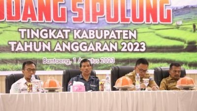 Ilham Azikin Buka Tudang Sipulung Tingkat Kabupaten Bantaeng Tahun 2023
