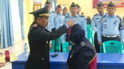 HDKD ke-78, Jajaran Lapas Kelas IIB Padangsidimpuan Ikuti Upacara Wisuda Purnabakti Pengayoman
