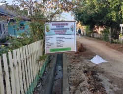 Pembangunan Drainase Sepanjang 140,7 Meter di Desa Onemay Taliabu Tuntas Dikerjakan