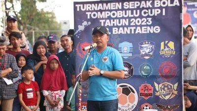 Tutup Turnamen Sepak Bola Tompobulu Cup I Tahun 2023, Bupati Bantaeng: Tetap Jaga Silaturahmi, Semangat dan Kekompakan