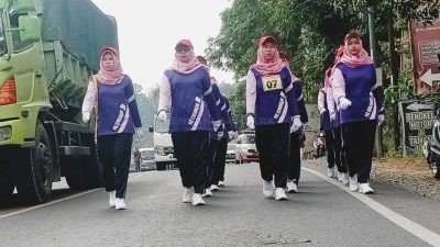 Dibagi Dua Kategori, 30 Peserta Ikuti Lomba Gerak Jalan Tingkat Kecamatan di Banjarnegara