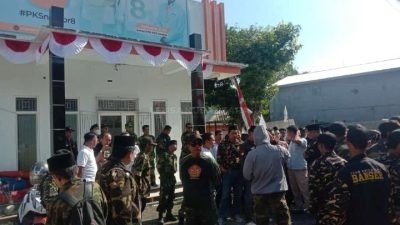Banser Geruduk Kantor DPD PKS Jember, Klarifikasi Logo NU Digunakan Media Kampanye Bacaleg