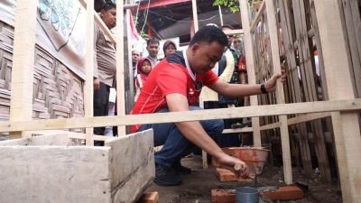 Kembali Letakkan Batu Pertama Program HALS 2023, Bupati Bantaeng Harapkan Kebutuhan Dasar Masyarakat Dapat Terpenuhi