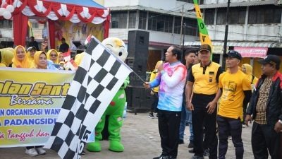 Bangun Solidaritas, GOW Kota Padangsidimpuan Gelar Kegiatan Jalan Santai