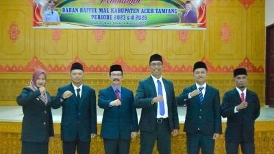 5 Komisioner Baitul Mal Aceh Tamiang Dilantik, Ini Harapan Pj Bupati Meurah