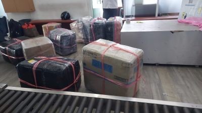 Dua Penumpang di Terminal Penumpang Ferry Internasional Dumai dari Malaysia Kedapatan Membawa Barang Tanpa Dokumen Resmi