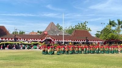 Tampil Spektakuler, Kolaborasi Budaya Bojonegoro Pra Acara Upacara HUT RI ke-78