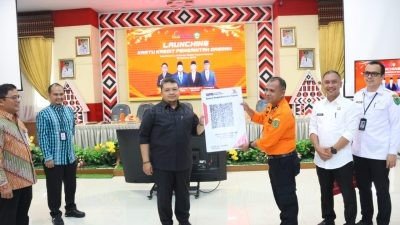 Bupati Dolly Launching Dompak BPBD Kabupaten Tapsel