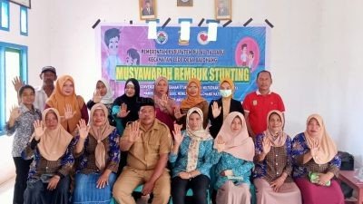 Pemdes Balohang Taliabu Gelar Musyawarah Rembuk Stunting, Ini Harapan Kepala Desa