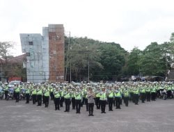 Jelang Perayaan HUT Lalu Lintas, Kapolresta Pimpin Apel Personel Satlantas Polresta Denpasar, Sampaikan 3 Poin Penting Ini