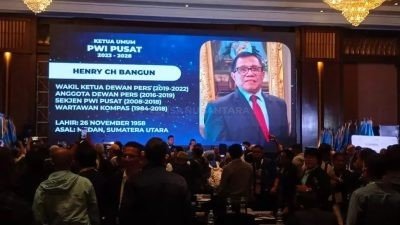 Hendri Ch Bangun Pimpin PWI Pusat Priode 2023-2028