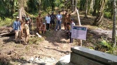 Pemdes Tuguk di Kaur Bangun Rabat Beton dari Alokasi Dana Desa, Ajak Masyarakat Sama-sama Mengawasi