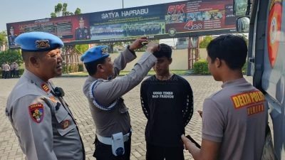 Kasi Propam Polresta Sidoarjo Cek Sikap Tampang Polki dan Polwan