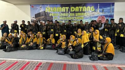 PT. Masindo Tour Cabang Bondowoso Lepas Puluhan Jama’ah Umroh