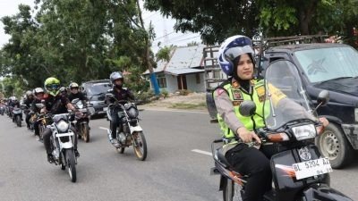 Hari Lalu Lintas ke-68, Lomba Safety Riding Satlantas Polres Aceh Tamiang Jadi Ajang Uji Kemampuan Komunitas Motor