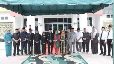 Bupati Rohil Afrizal Sintong Resmikan Gedung Puskesmas Panipahan