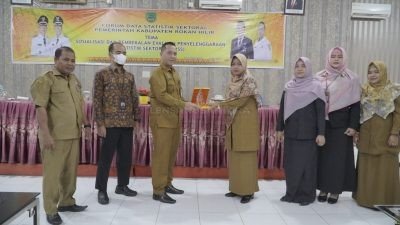 Diskominfotik Rohil Gelar Forum Data Statistik Sektoral