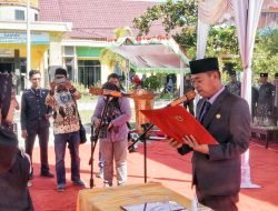 Bupati Rohil Afrizal Sintong Melantik Jabatan Struktural Pengawas, 7 Pjs Penghulu dan Kepala Puskesmas