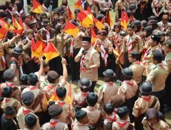 Walkot Irsan Pimpin Upacara Peringatan Hari Pramuka ke-62 Tingkat Kwarcab Kota Padangsidimpuan