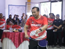 Peringati Haornas ke-40, Polda Jatim Gelar Badminton Kapolda Cup 2023