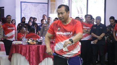 Peringati Haornas ke-40, Polda Jatim Gelar Badminton Kapolda Cup 2023