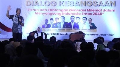Usai UI dan UGM, Giliran Mahasiswa di Jatim Gegap Gempita Sambut Ganjar
