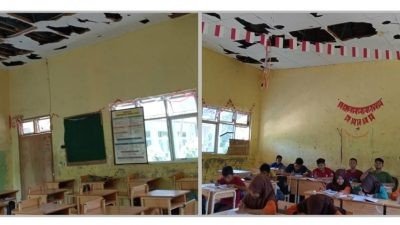 Ruang Sekolah SMPN 8 Kejuruan Muda di Aceh Tamiang Rusak, Keselamatan Siswa dan Guru Jadi Taruhannya