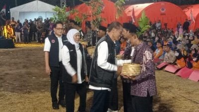 Pembukaan Jambore BPBD 2023 di Magetan, Sekaligus Launching Logo Hari Jadi ke-78 Provinsi Jawa Timur