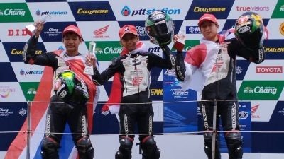 Membanggakan, Pebalap Astra Honda Pastikan Juara Thailand Talent Cup 2023