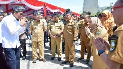 Dukung Semangat Anti Korupsi, Bupati Bengkalis Hadiri Roadshow Bus KPK RI