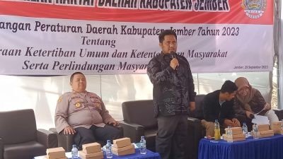 Ranperda Ketertiban Umum dan Ketentraman Masyarakat di Jember Perlu Ditetapkan Sebagai Pedoman Pemerintah Daerah