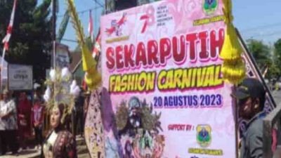 Sosialisasikan Gempur Rokok Ilegal Dalam Acara Sekar Putih Fasion Carnival