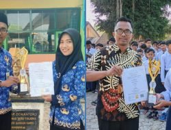 Kompak, Guru dan Siswa SMPN 1 Curahdami Bondowoso Raih Medali Emas Kompetisi Sains Tingkat Nasional