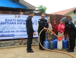 Dalam Rangka HUT Humas Polri ke-72, Polda Aceh Salurkan 15 Ribu Liter Air Bersih untuk Warga Jantho