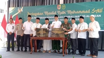 PN Kelas 1A Jember Peringati Maulid Nabi Muhammad SAW dan Resmikan Masjid Al Mizan