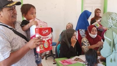 Rutin Gelar Posyandu, Pemdes Langganu di Taliabu Tingkatkan Pemahaman Kesehatan Ibu Bayi dan Balita