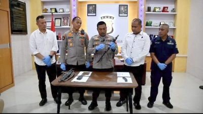 Dua Pucuk Senjata Api Diduga Peninggalan Masa Konflik Berhasil Diamankan Polisi, Ini Kata Kapolres Aceh Tamiang