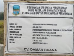 Pekerjaan Pembangunan Pelengkap Ruas Jalan Sopla-Cibogo di Pangandaran Sudah Selesai, Tapi Upah Pekerja Masih Nunggak, Ada Apa?