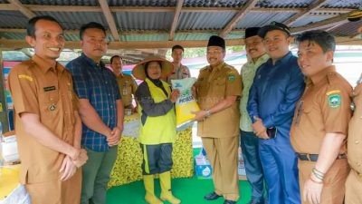 Bupati Pasaman Serahkan Bantuan Bibit Jagung dan Kopi Kepada 12 Kelompok Tani Binaan