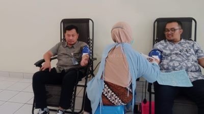 Gandeng PMI, Perum Bulog Jember Lakukan Donor Darah