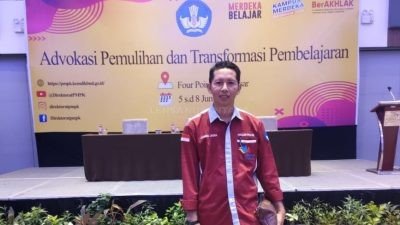 Kepsek SD Inpres 2 Nggele di Taliabu, Jasman Jauda Dikukuhkan Sebagai Duta Guru Inspiratif se-Maluku Utara