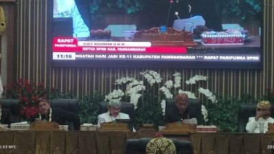 Rapat Paripurna DPRD Pangandaran, 124 Peraturan Daerah Telah Ditetapkan