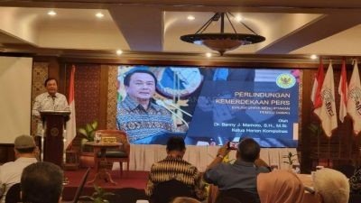 Ketua Harian Kompolnas Buka Rapimnas SMSI 2023